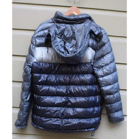 Le Coq Sportif - Men's 600FP Down Puffer Jacket with Removable Hood, Sml runs L - Picture 2 of 9